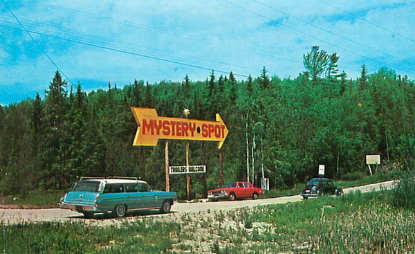 Mystery Spot - OLD POST CARD